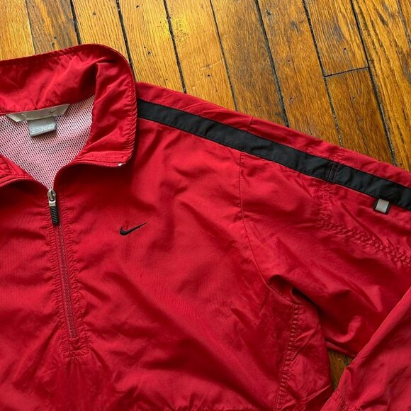 Vintage Y2K Nike Silver Tag 1/4 Zip Anorack Vented Windbreaker Jacket Men Medium - Picture 4 of 7